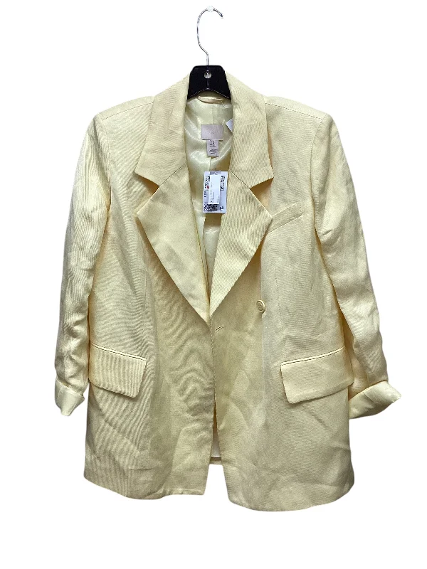 Blazer By H&m In Yellow, Size: Xs