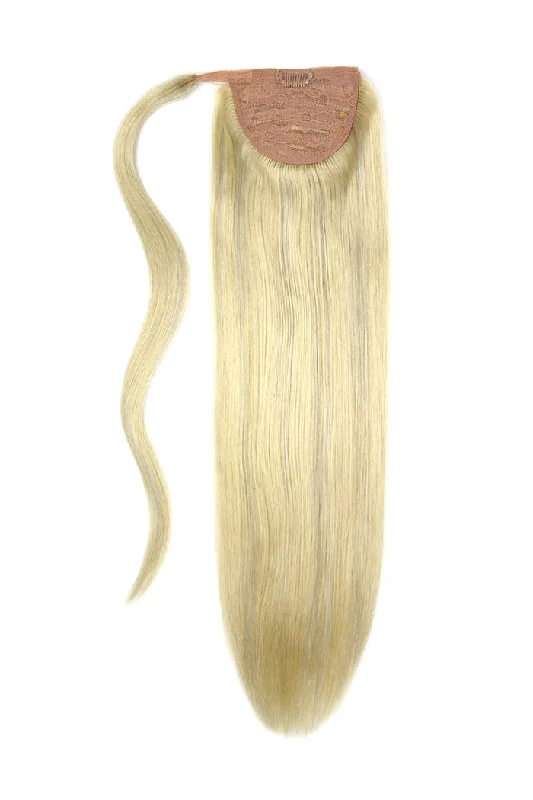 clip-in ponytail extensions, premium ponytail extensions, high-quality clip-in ponytails, 100% human hair ponytails---BlondeMe (#60/SS) Straight Up Wrap Around Ponytail clip-in ponytail extensions, premium ponytail extensions, high-quality clip-in ponytails, 100% human hair ponytails---BlondeMe (#60/SS) Straight Up Wrap Around Ponytail
