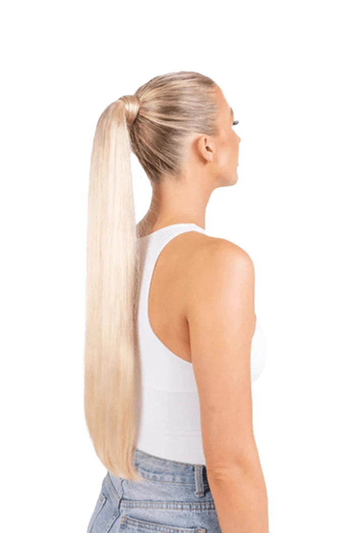clip-in ponytail extensions, premium ponytail extensions, high-quality clip-in ponytails, 100% human hair ponytails---24" Mega Straight Up Wrap Around Ponytail clip-in ponytail extensions, premium ponytail extensions, high-quality clip-in ponytails, 100% human hair ponytails---24" Mega Straight Up Wrap Around Ponytail
