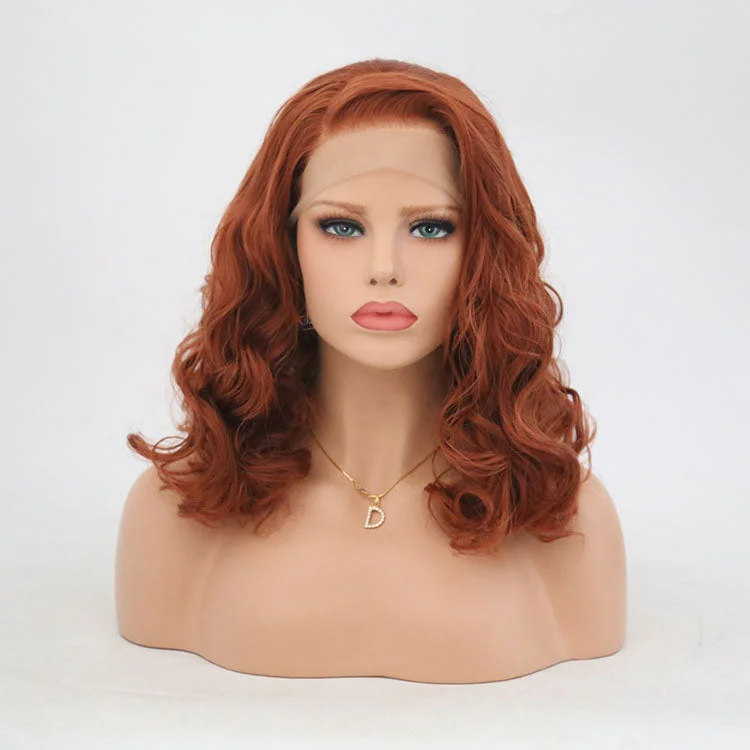 Vivid Tress Front Lace Curly Wigtop-rated no lace wigs, best wigs, high-quality no lace wigs, top-rated glueless wigs
