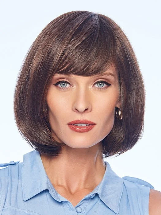 Glueless Human Hair Wigs for Natural Curls-Luck | Synthetic Wig (Basic Cap)