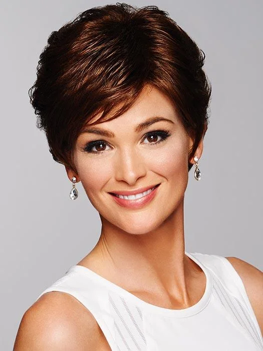 Synthetic Wigs with a Structured Cut-Pixie This | HF Synthetic Wig (Basic Cap)