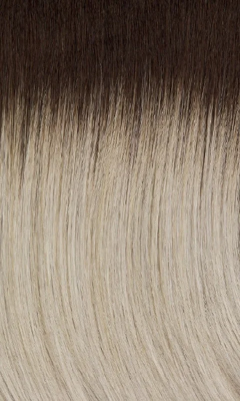 60/101GR | Silver tones with light platinum highlights and brown roots