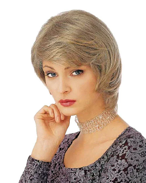 Synthetic Wigs for Women Over 40-Yvette | Monofilament Synthetic Wig by Louis Ferre