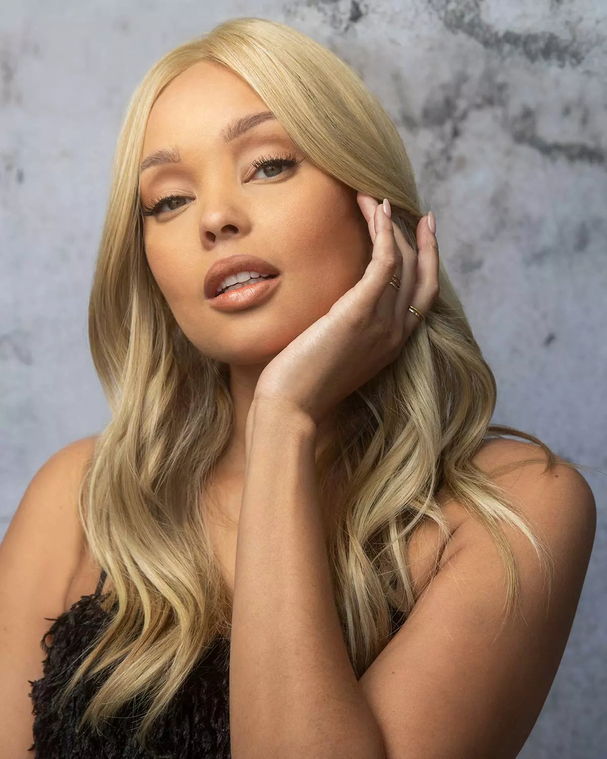 Divine Wavez | Lace Front & Monofilament Part Synthetic Wig by Rene of Paristop-rated no lace wigs, best wigs, high-quality no lace wigs, top-rated glueless wigs