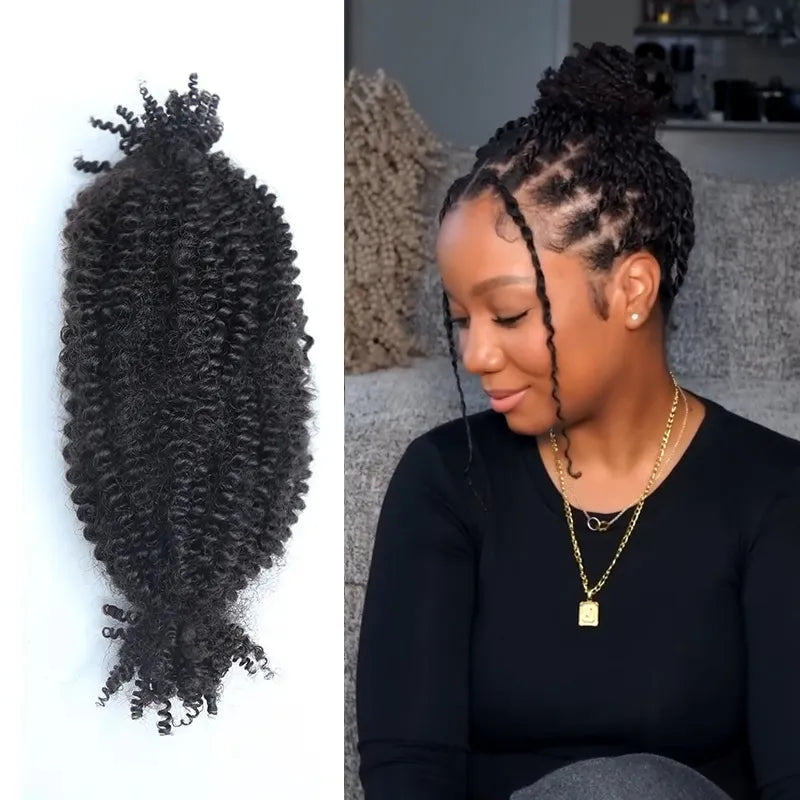 Premium Bulk Human Braiding Hair--Human Hair Spring Twist Hair Extensions crochet braids, crochet locs, premium crochet braids, high-quality locs Premium Bulk Human Braiding Hair--Human Hair Spring Twist Hair Extensions crochet braids, crochet locs, premium crochet braids, high-quality locs