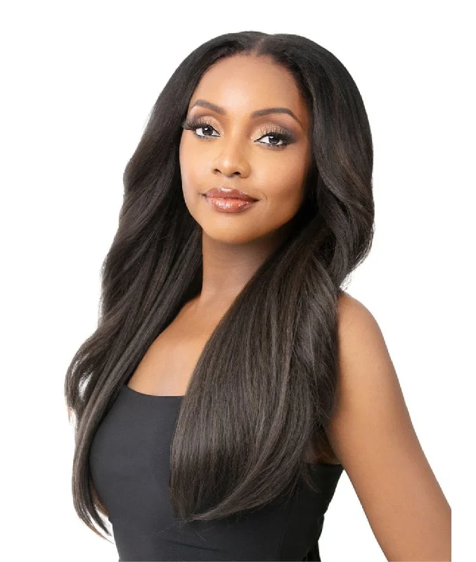 Glueless Wigs with Brazilian Human Hair-Nutique Best Friend Forever Human Blend U Part Wig- Monique