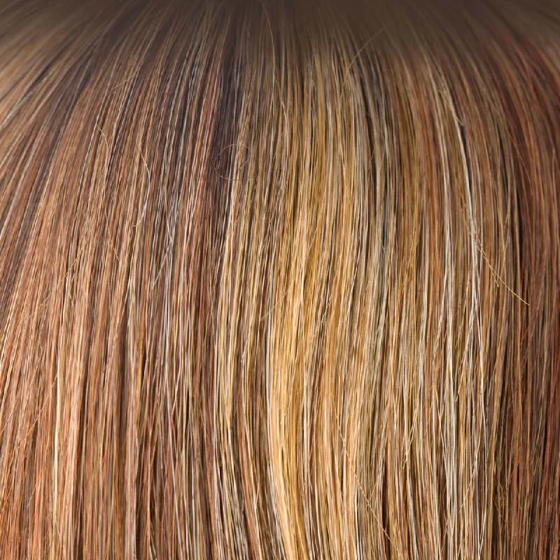 Copper Glaze R | Rooted Dark Bronzed Brown with Red Gold highlight