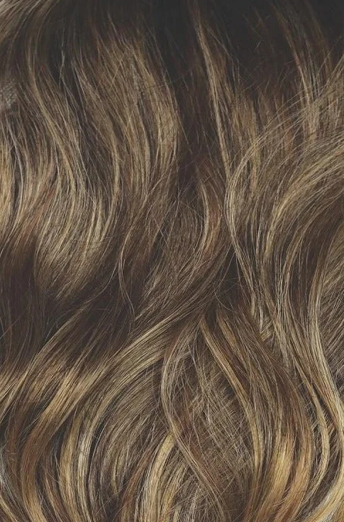 Caffe Macchiato | Dark brown root with light brown, medium brown and honey blonde blend with blond tips
