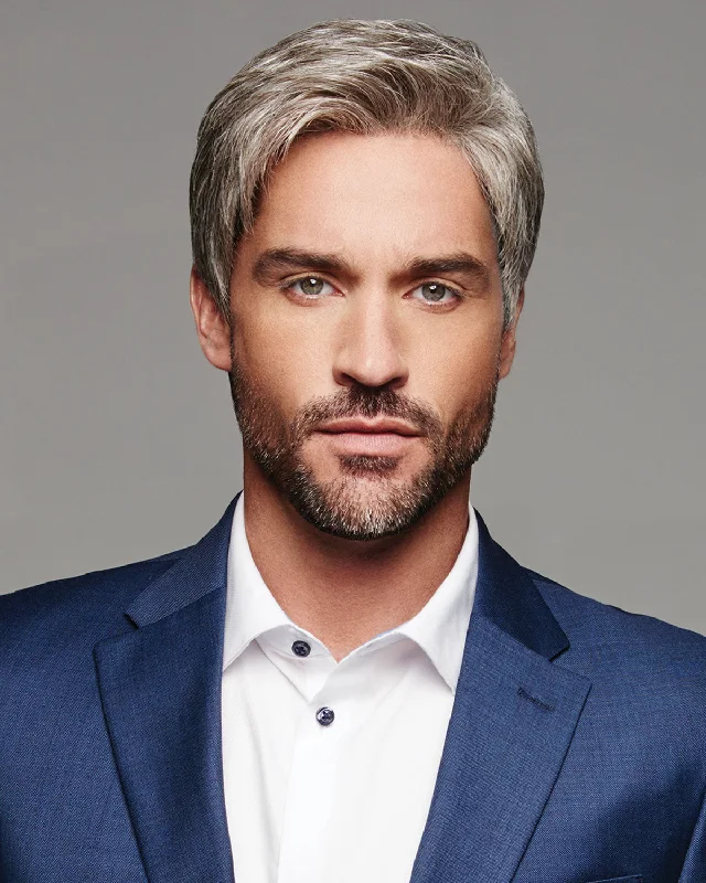 Glueless Human Hair Wigs with Natural Look-Reserved | Average/Large Men's Lace Front & Monofilament Crown Synthetic Wig by HIM Glueless Human Hair Wigs with Natural Look-Reserved | Average/Large Men's Lace Front & Monofilament Crown Synthetic Wig by HIM