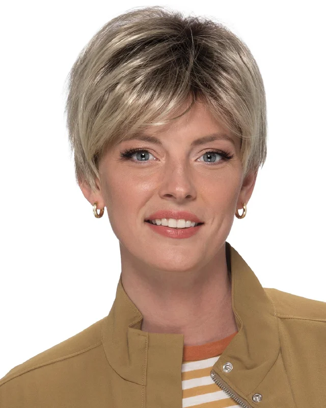 Glueless Human Hair Wigs with a Lace Front-Emmett | Synthetic Wig by Estetica