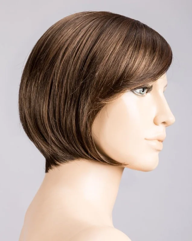 CHOCOLATE ROOTED | Medium to Dark Brown base with Light Reddish Brown highlights and Dark Roots