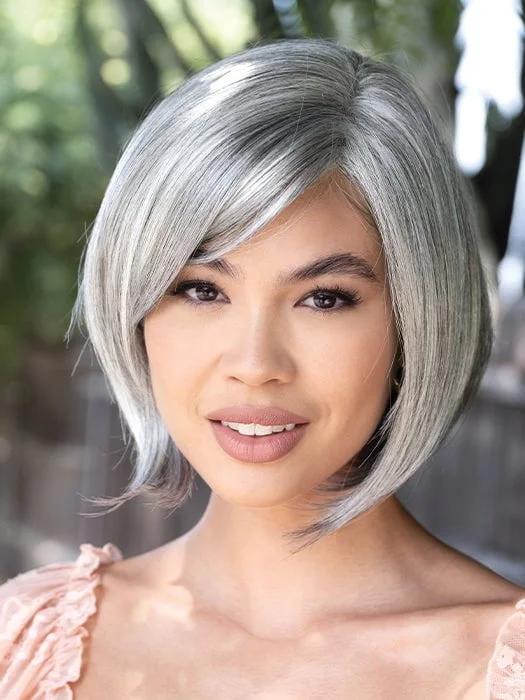 Glueless Human Hair Wigs with No Glue-Niki | Synthetic Lace Front Wig (Lace Part)