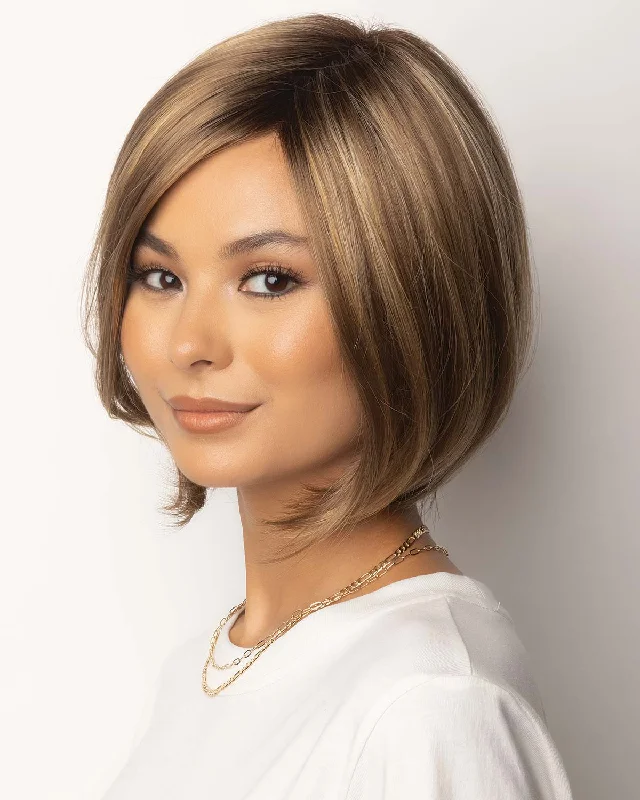 Synthetic Wigs with a Parting-Carson | Lace Front & Monofilament Part Synthetic Wig by Rene of Paris