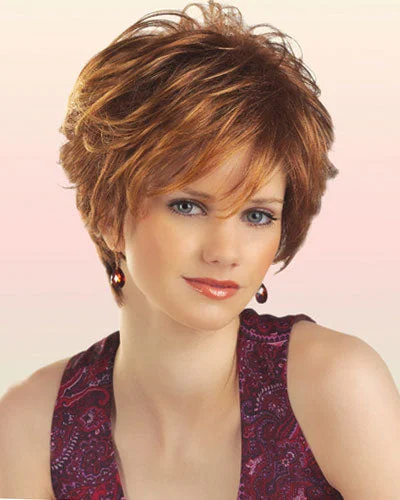 Synthetic Wigs with a Soft Curl Pattern-Aubrey (Rooted) | Synthetic Wig by Tony of Beverly