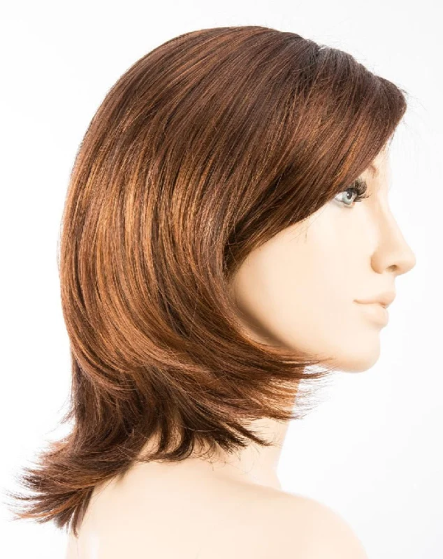Red Vino Shaded | Dark Auburn blended with Light Auburn and Copper Red highlights with Dark Roots