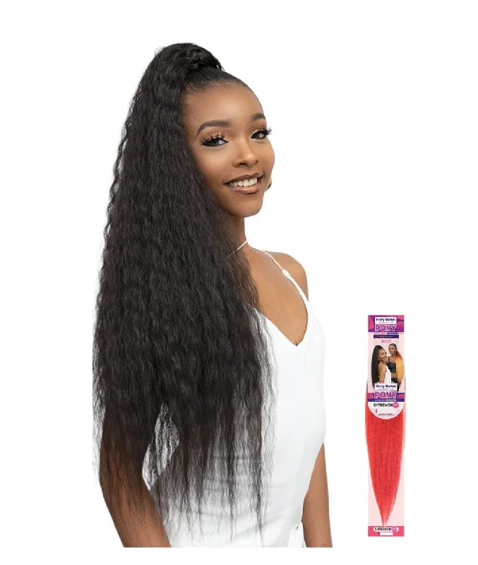 clip-in ponytail extensions, premium ponytail extensions, high-quality clip-in ponytails, 100% human hair ponytails---Janet Remy Illusion Virgin Human Hair Dupe Pony - S/French 32" clip-in ponytail extensions, premium ponytail extensions, high-quality clip-in ponytails, 100% human hair ponytails---Janet Remy Illusion Virgin Human Hair Dupe Pony - S/French 32"