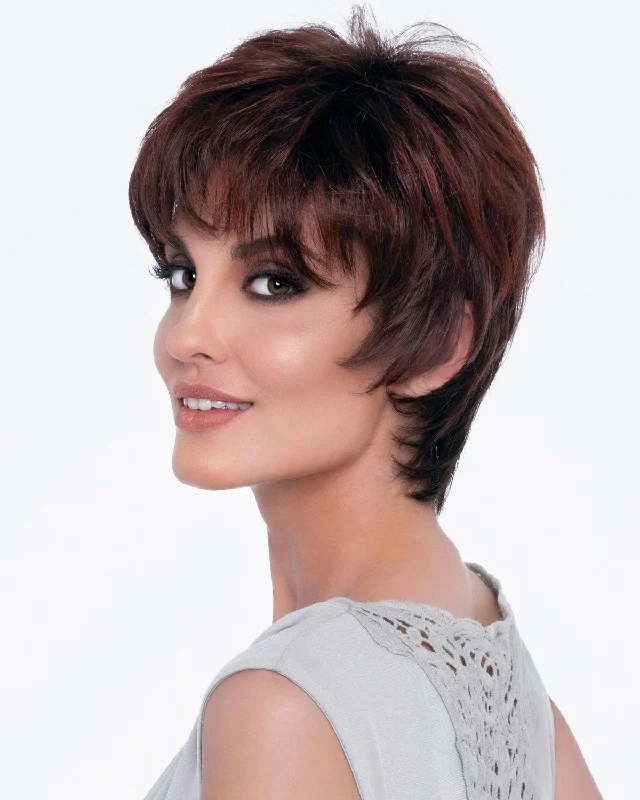 Glueless Human Hair Wigs with a Realistic Hairline-Elle (Exclusive) | Synthetic Wig by Envy