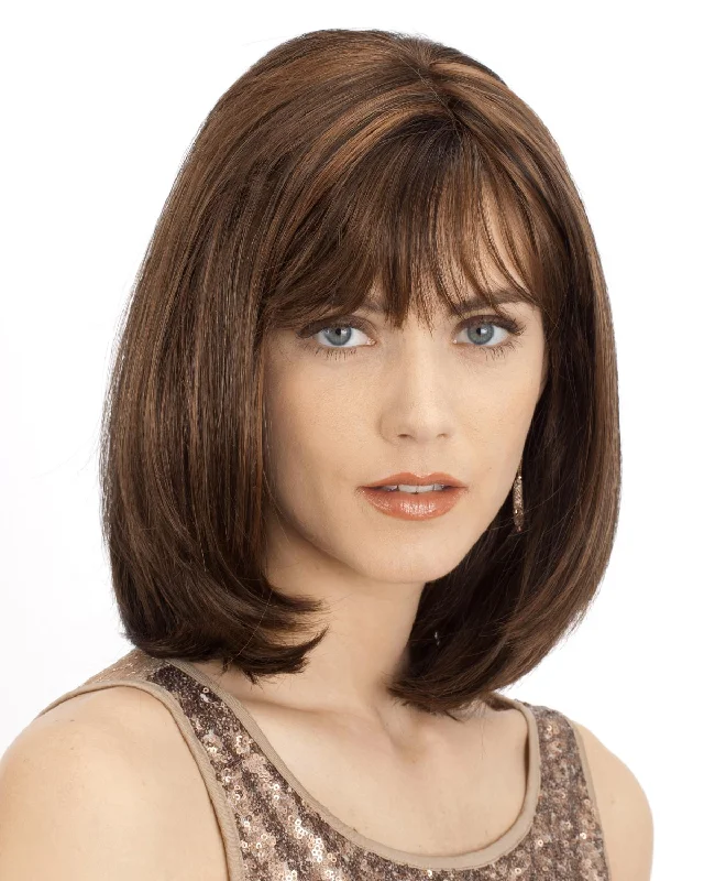 Synthetic Wigs with a Natural Hairline-Celine | Monofilament Synthetic Wig by Louis Ferre