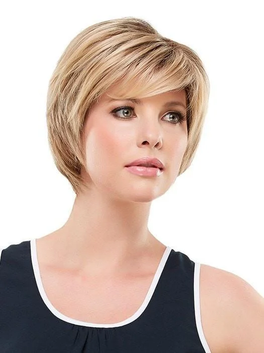 Glueless Human Hair Wigs with Minimal Maintenance-Judi | HF Synthetic Wig (Hand-Tied) Glueless Human Hair Wigs with Minimal Maintenance-Judi | HF Synthetic Wig (Hand-Tied)