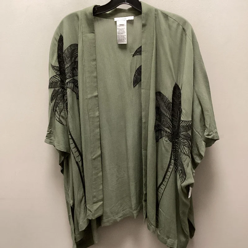 Kimono By Chicos In Green, Size: L