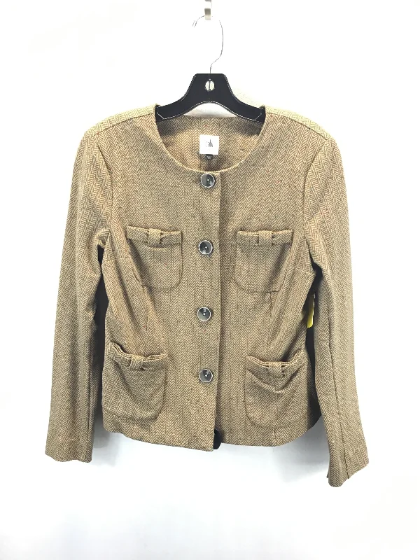 Blazer By Cabi In Tan & Yellow, Size: S