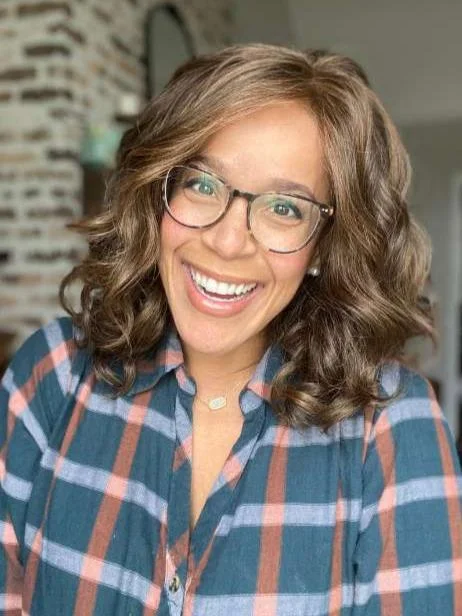 Glueless Human Hair Wigs for Natural Curly Styles-Radiant Beauty | Synthetic Lace Front Wig (Mono Part)