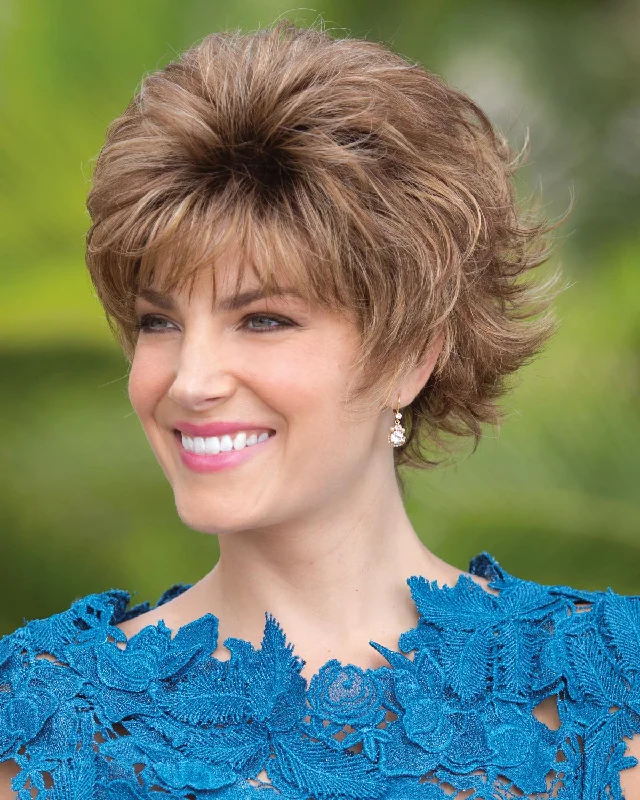 Glueless Human Hair Wigs with Adjustable Straps-Mason (Exclusive) | Synthetic Wig by Noriko