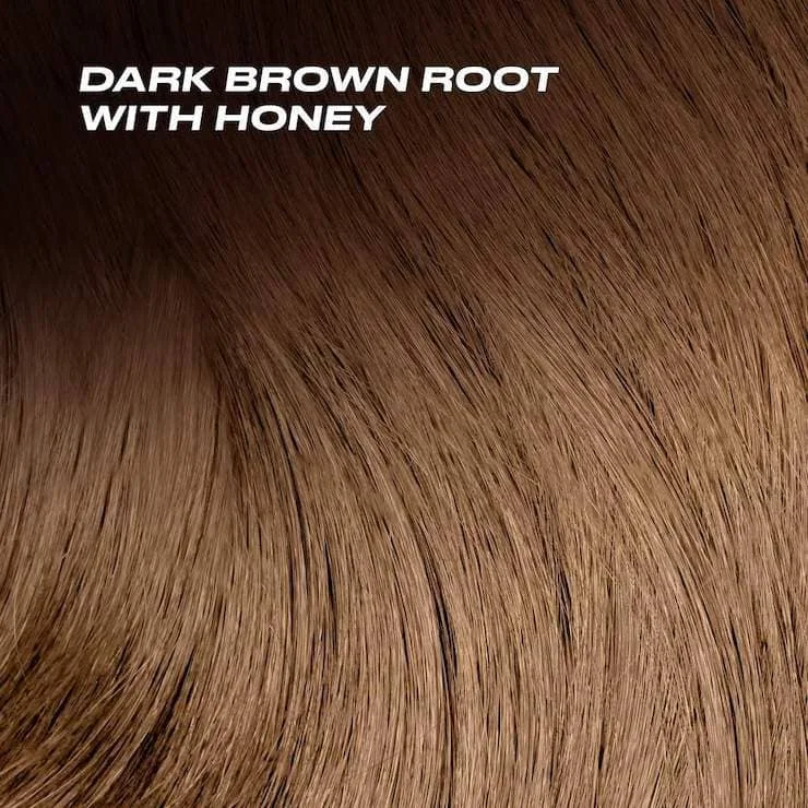 Dark Brown Root with Honey