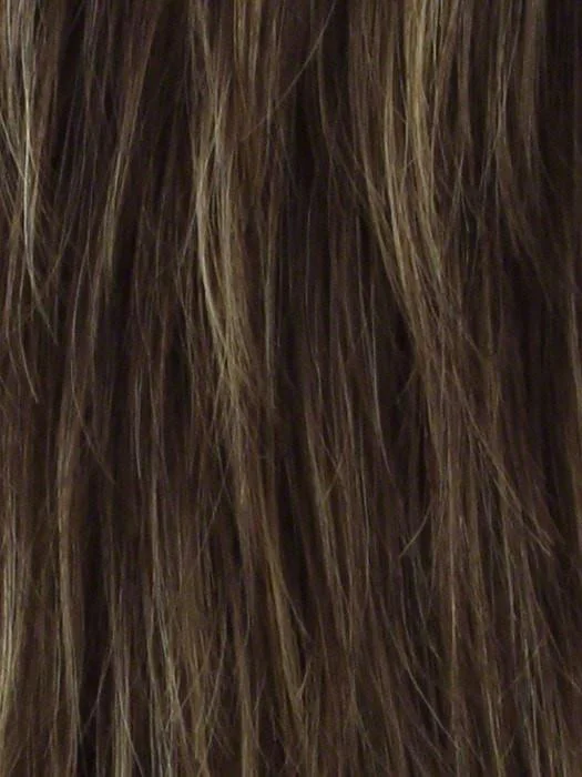 RAISIN GLAZE H | Rooted Dark Brown with Light Brown Base and Medium Blonde Highlights