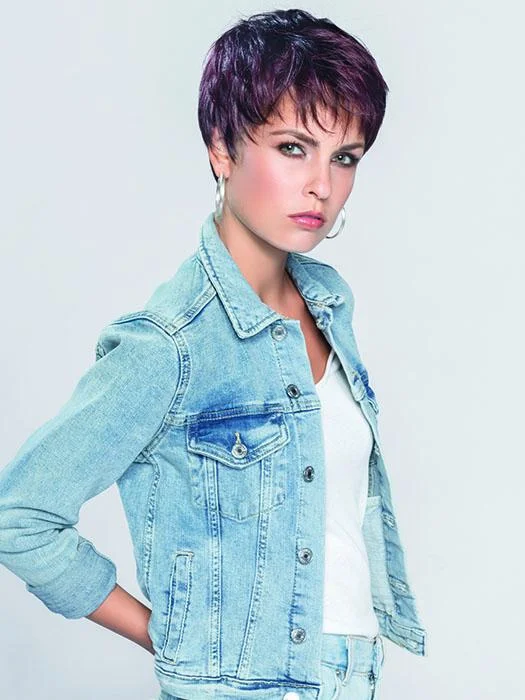 Synthetic Wigs for Voluminous Curls-Tool | Short Synthetic Wig (Mono Crown)