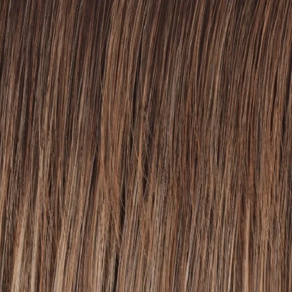 SS12/22 | Cappucino | Light Golden Brown with Cool Blonde highlights all over, Dark Brown roots