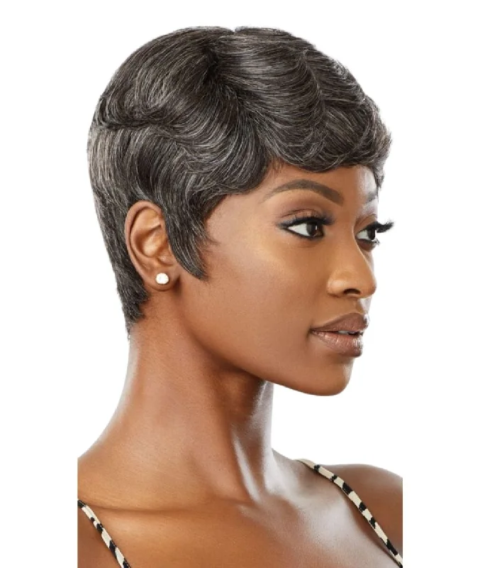 Glueless Human Hair Wigs for Natural Volume-Outre Fab & Fly 100% Unprocessed Human Hair Full Wig - Addison Glueless Human Hair Wigs for Natural Volume-Outre Fab & Fly 100% Unprocessed Human Hair Full Wig - Addison