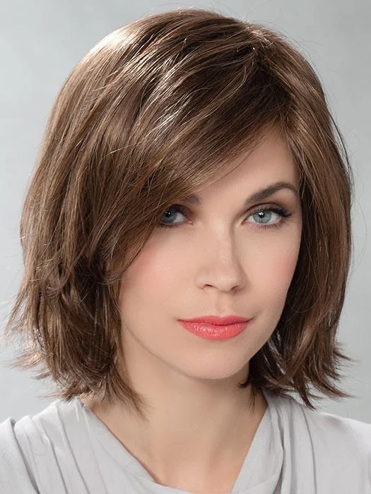 Glueless Human Hair Wigs with Bangs-Area | Synthetic Wig (Mono Crown)