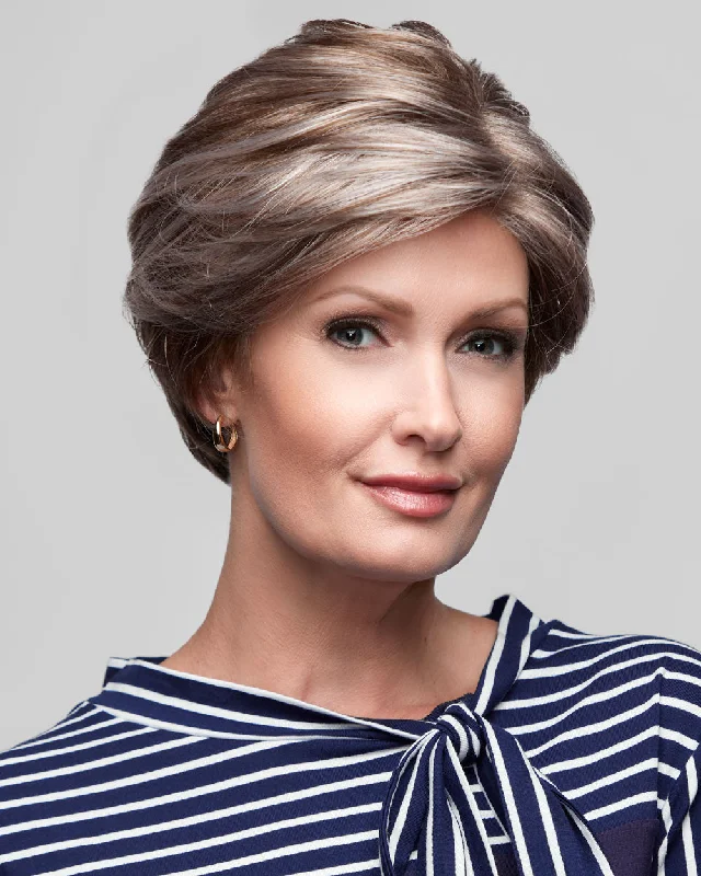 Synthetic Wigs for Daily Wear-Ivie Petite | Lace Front & Monofilament Part Synthetic Wig by Henry Margu