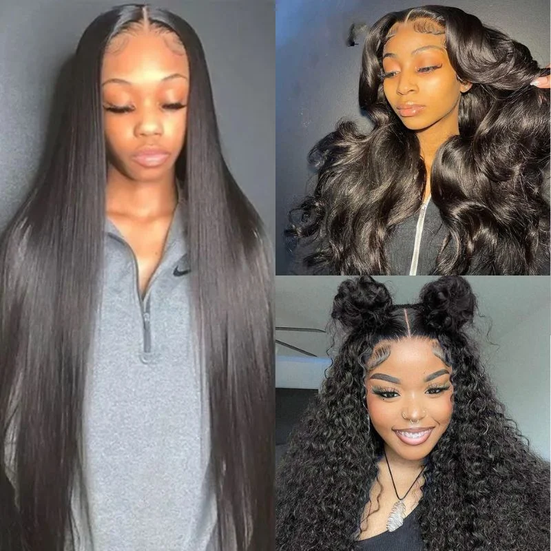 Klaiyi 250 Density Wig Pre-Cut Glueless Put On and Go Larger Size Closure Wig Beginner Friendly High Density Wigstop-rated no lace wigs, best wigs, high-quality no lace wigs, top-rated glueless wigs