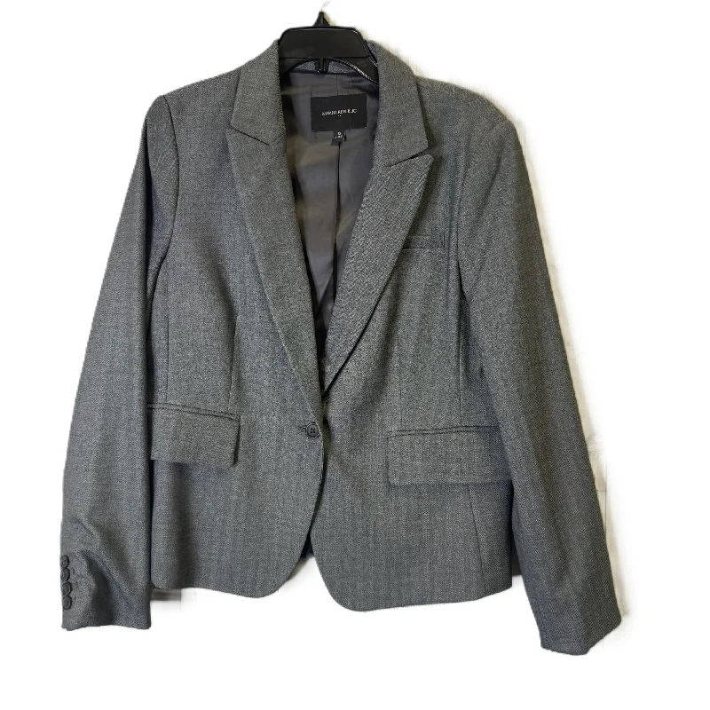 Blazer By Banana Republic In Grey, Size: 12