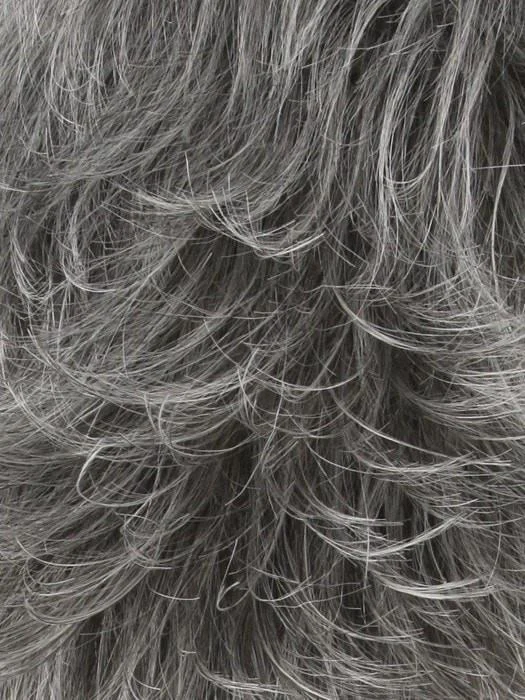 92 | Dark Brown Blended with 90% Grey on top gradually darkening 50% Grey tips