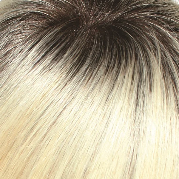 613/102S8 | Shaded Lemon Macaron | Pale Natural Gold Blonde & Pale Platinum Blonde Blend, Shaded w/ Med Brown