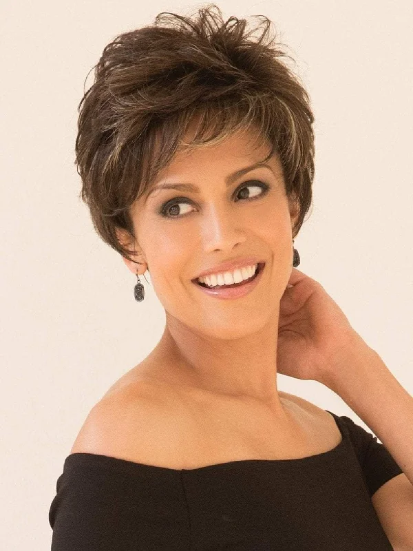 Synthetic Wigs for Women on the Go-Rina | Short Synthetic Wig (Basic Cap)