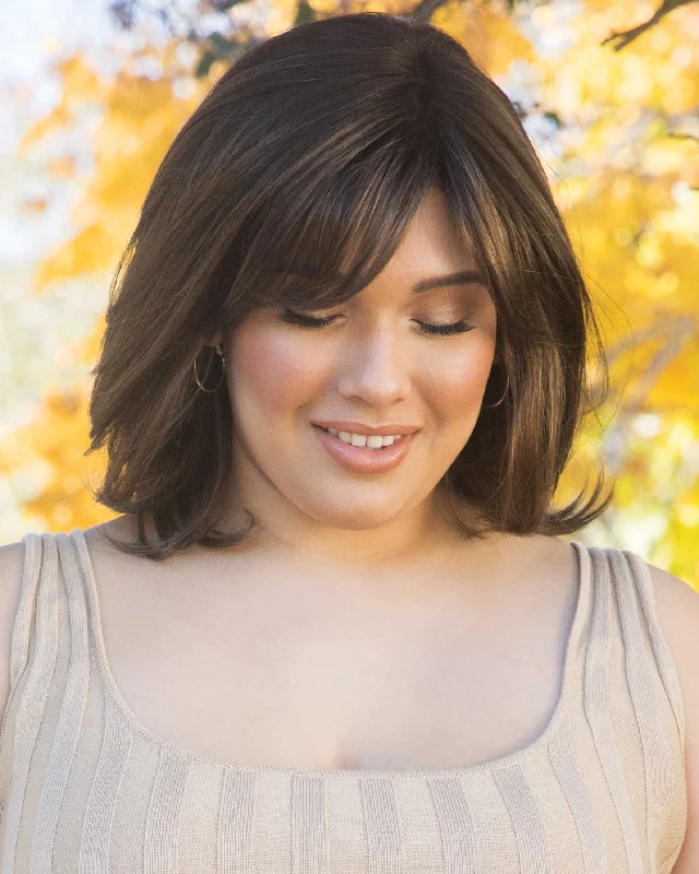 Synthetic Wigs for a Trendy Look-Levy | Monofilament Synthetic Wig by Amore