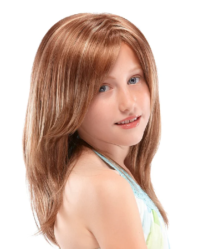 Ashley Petite | Kids Monofilament Synthetic Wig by Jon Renau--- fun children's wigs, playful wigs for kids, wig styles for children, colorful kids' wigs Ashley Petite | Kids Monofilament Synthetic Wig by Jon Renau--- fun children's wigs, playful wigs for kids, wig styles for children, colorful kids' wigs