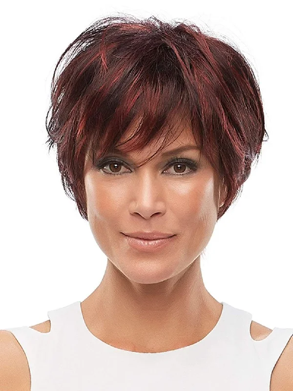 Glueless Human Hair Wigs with Soft Texture-Mariska | Synthetic Lace Front Wig (HT)