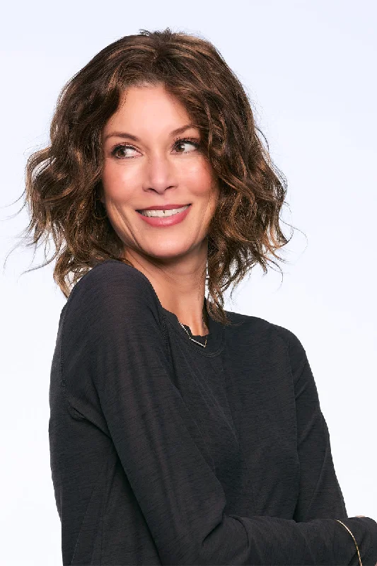 Synthetic Wigs for Oval Faces-Julianne Lite HT Wig by Jon Renau | Synthetic Hair | Average Cap