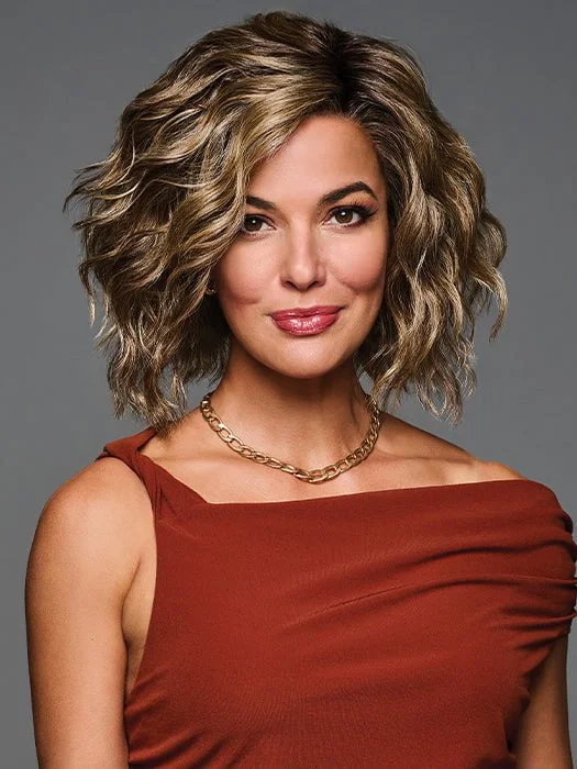 Beaming Beauty | Synthetic Lace Front Wig (Mono Part)top-rated no lace wigs, best wigs, high-quality no lace wigs, top-rated glueless wigs