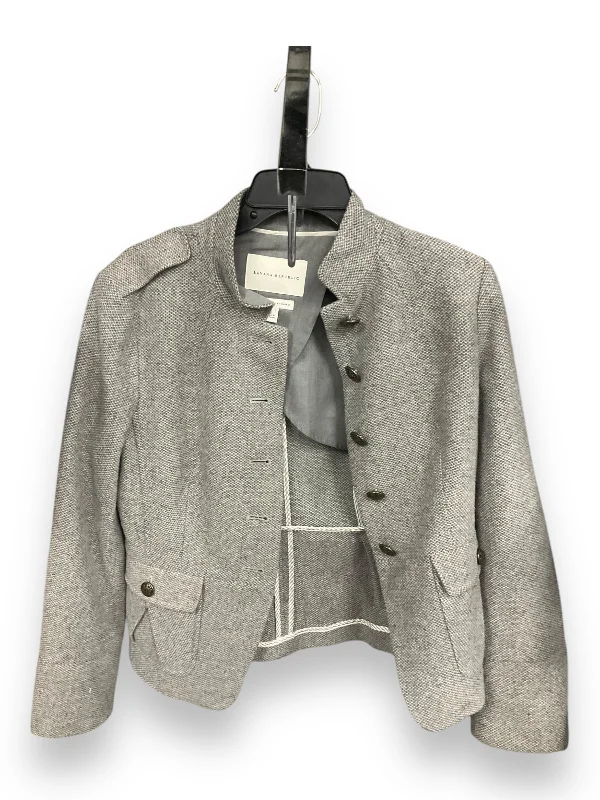 Blazer By Banana Republic In Grey, Size: 8