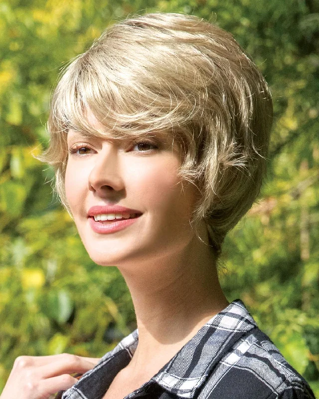 Synthetic Wigs for Thin or Flat Hair-Casey (Exclusive) | Monofilament Synthetic Wig by Amore