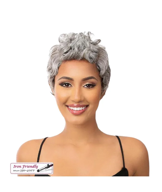 Glueless Human Hair Wigs for Natural Curls-Itsawig Premium Synthetic Wig-Cassidy