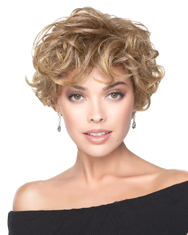 Synthetic Wigs with a Parting-Modern Curls | Synthetic Wig by TressAllure