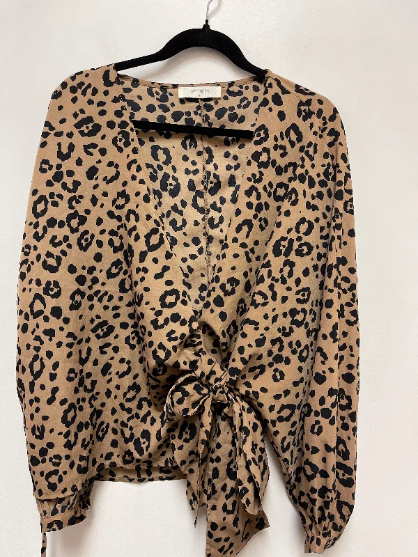 Kimono By Clothes Mentor In Animal Print, Size: M